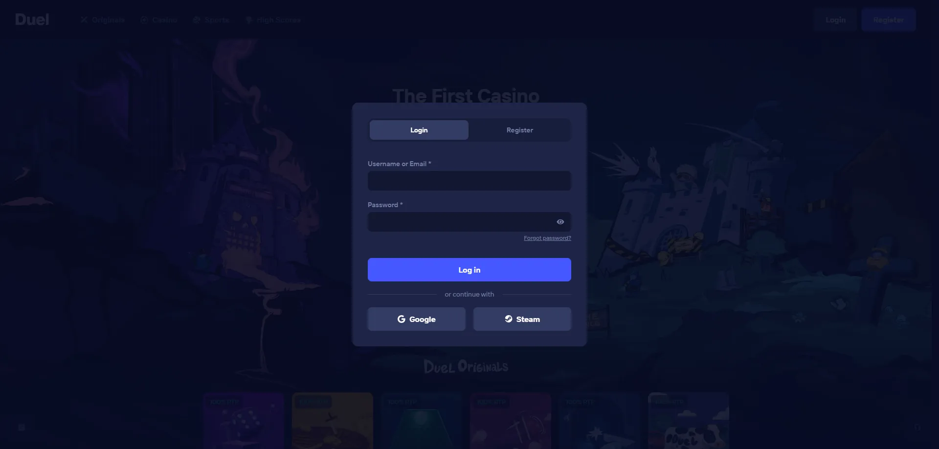 Verificação de conta no Duel Casino — KYC e segurança